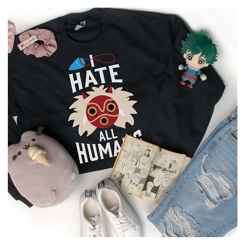 I Hate All Humans Crewneck Sweatshirt