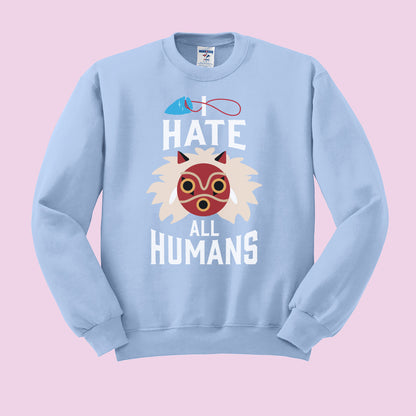 I Hate All Humans Crewneck Sweatshirt