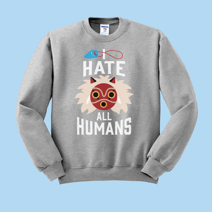 I Hate All Humans Crewneck Sweatshirt