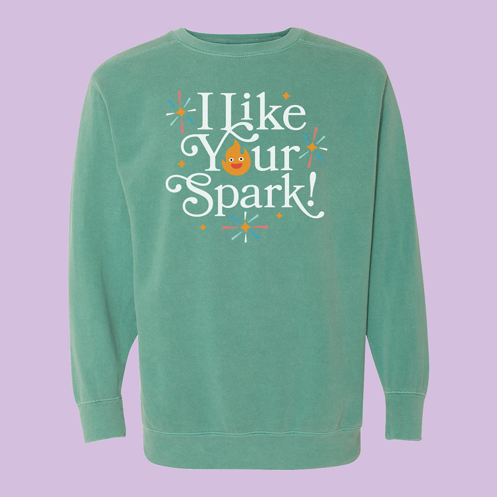 I Like Your Spark Comfort Colors Crewneck Sweatshirt