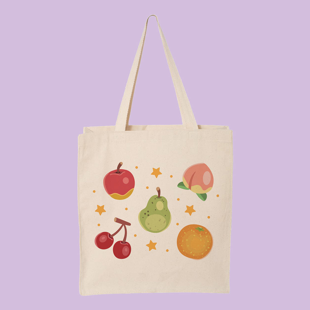 Animal Island Fruit Tote Bag