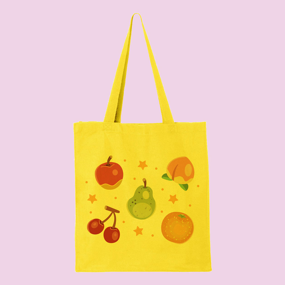 Animal Island Fruit Tote Bag