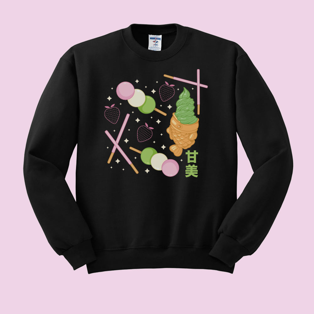 Japanese Desserts Crewneck Sweatshirt