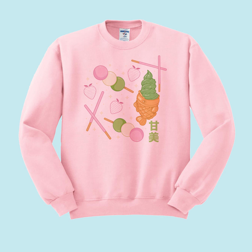 Japanese Desserts Crewneck Sweatshirt