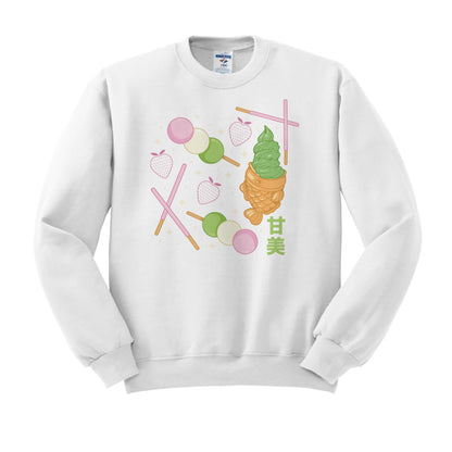 Japanese Desserts Crewneck Sweatshirt