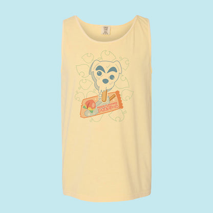 Musical Dog KK Slider Ice Cream Comfort Colors Tank Top
