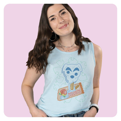 Musical Dog KK Slider Ice Cream Comfort Colors Tank Top