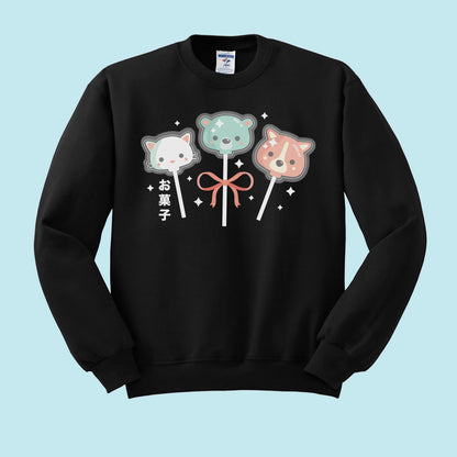 Lollipop Animals Crewneck Sweatshirt