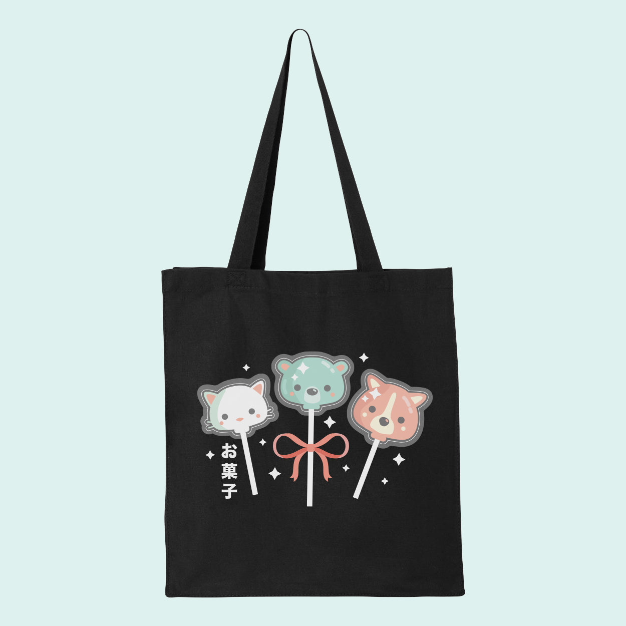 Lollipop Animals Tote Bag