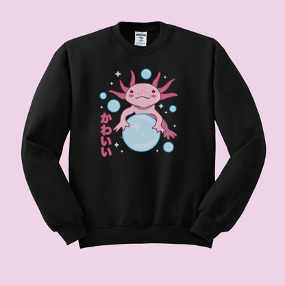 Cute Axolotl Crewneck Sweatshirt