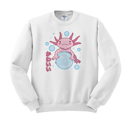 Cute Axolotl Crewneck Sweatshirt