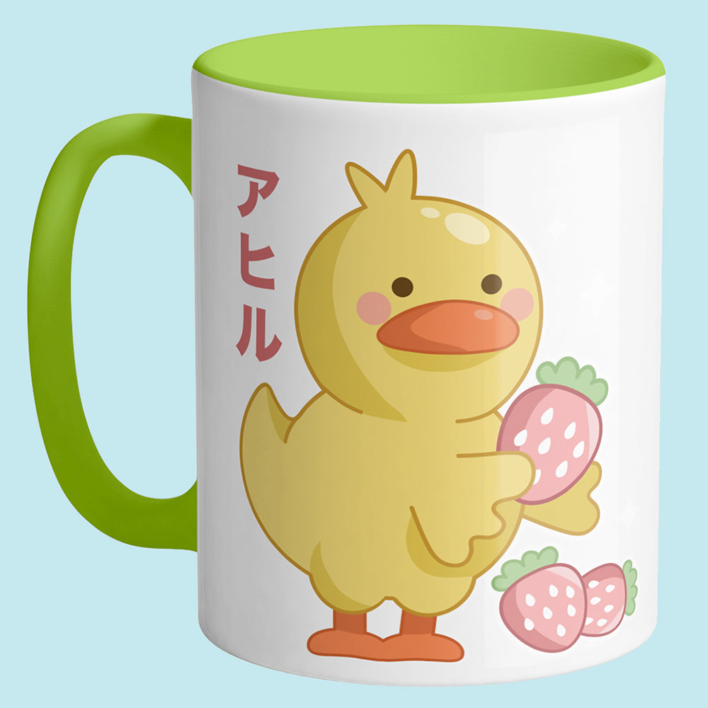 Strawberry Duck Mug