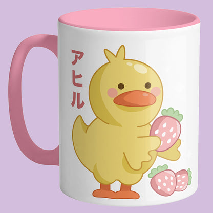 Strawberry Duck Mug