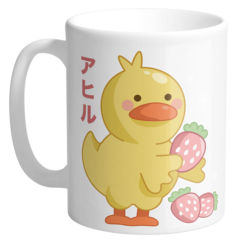 Strawberry Duck Mug