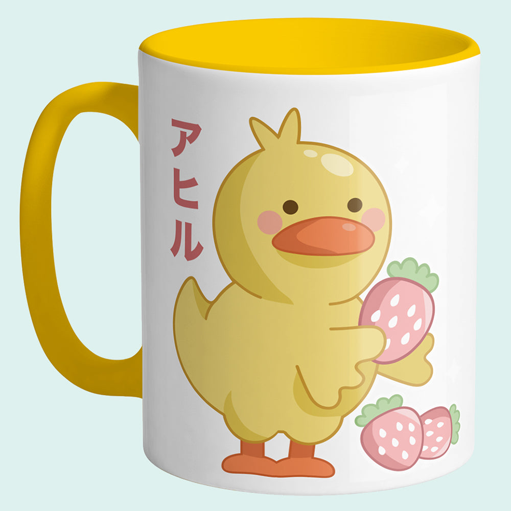 Strawberry Duck Mug