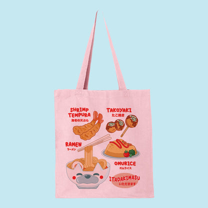 Kawaii Fried Foods Tote Bag