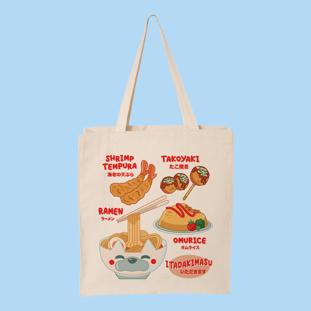 Kawaii Fried Foods Tote Bag