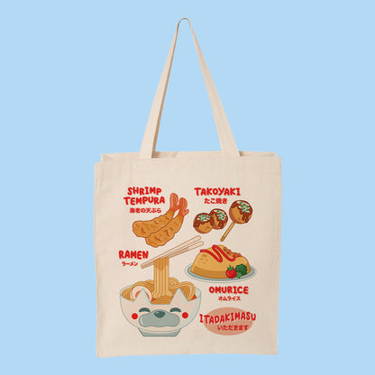 Kawaii Fried Foods Tote Bag