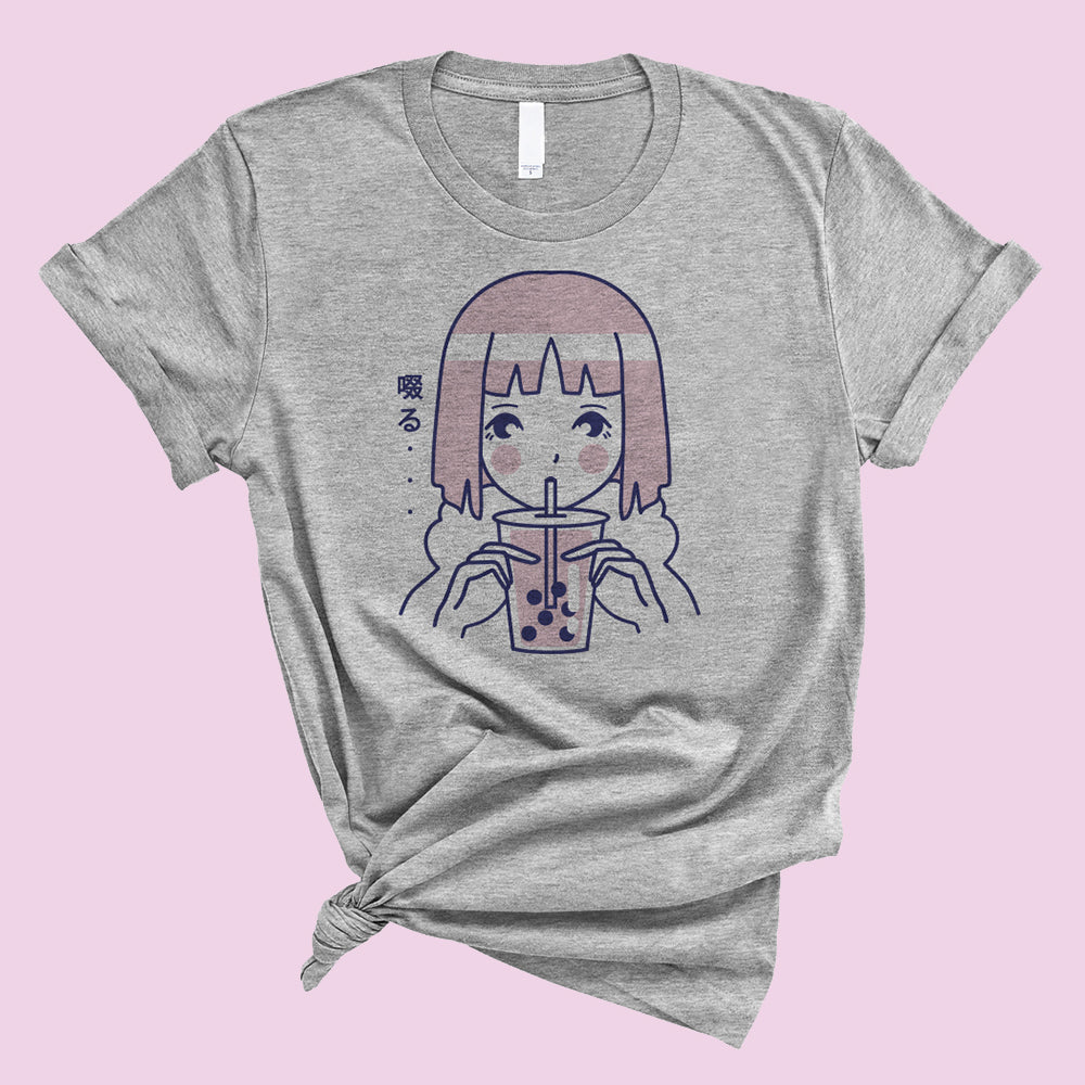 Girl Drinking Boba T-Shirt