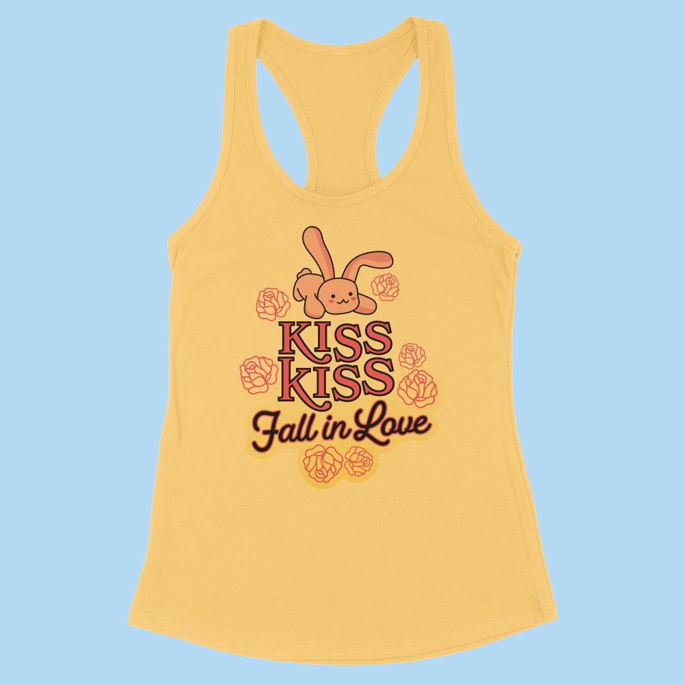 Kiss Kiss Fall in Love Racerback Tank