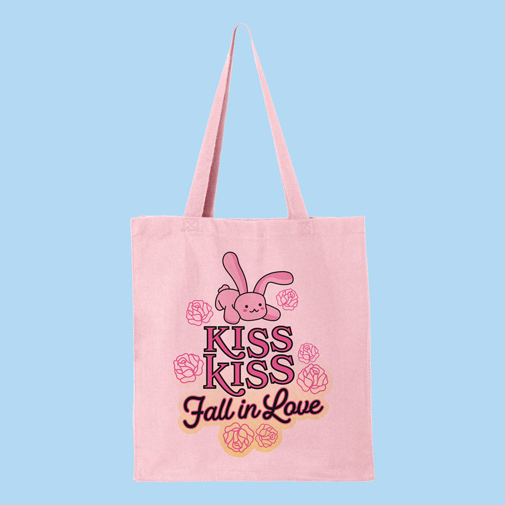 Kiss Kiss Fall in Love Tote Bag