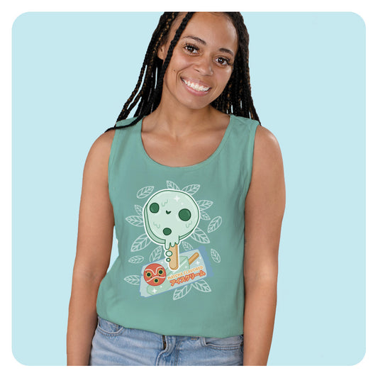 Forest Spirit Kodama Ice Cream Comfort Colors Tank Top