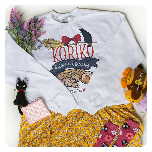 Koriko Delivery and Bakery Crewneck Sweatshirt