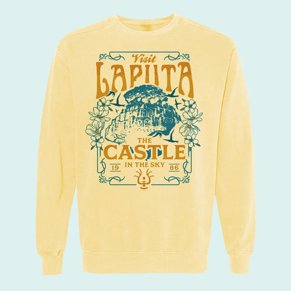 Visit Laputa Comfort Colors Crewneck Sweatshirt