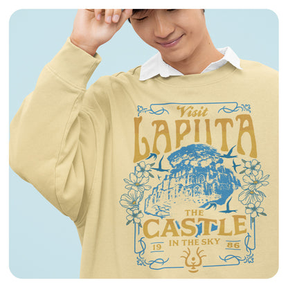 Visit Laputa Comfort Colors Crewneck Sweatshirt