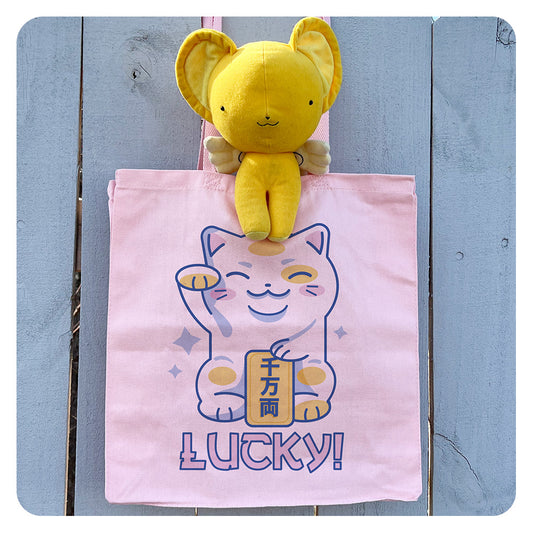 Lucky Cat Tote Bag