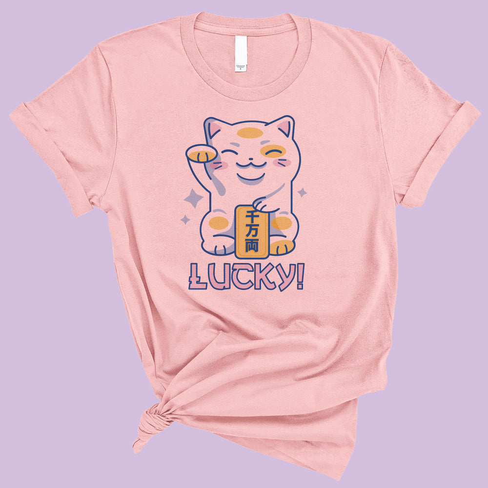 Cute Lucky Cat T-Shirt