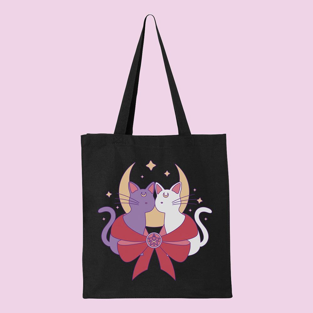 Magical Moon Cats Tote Bag