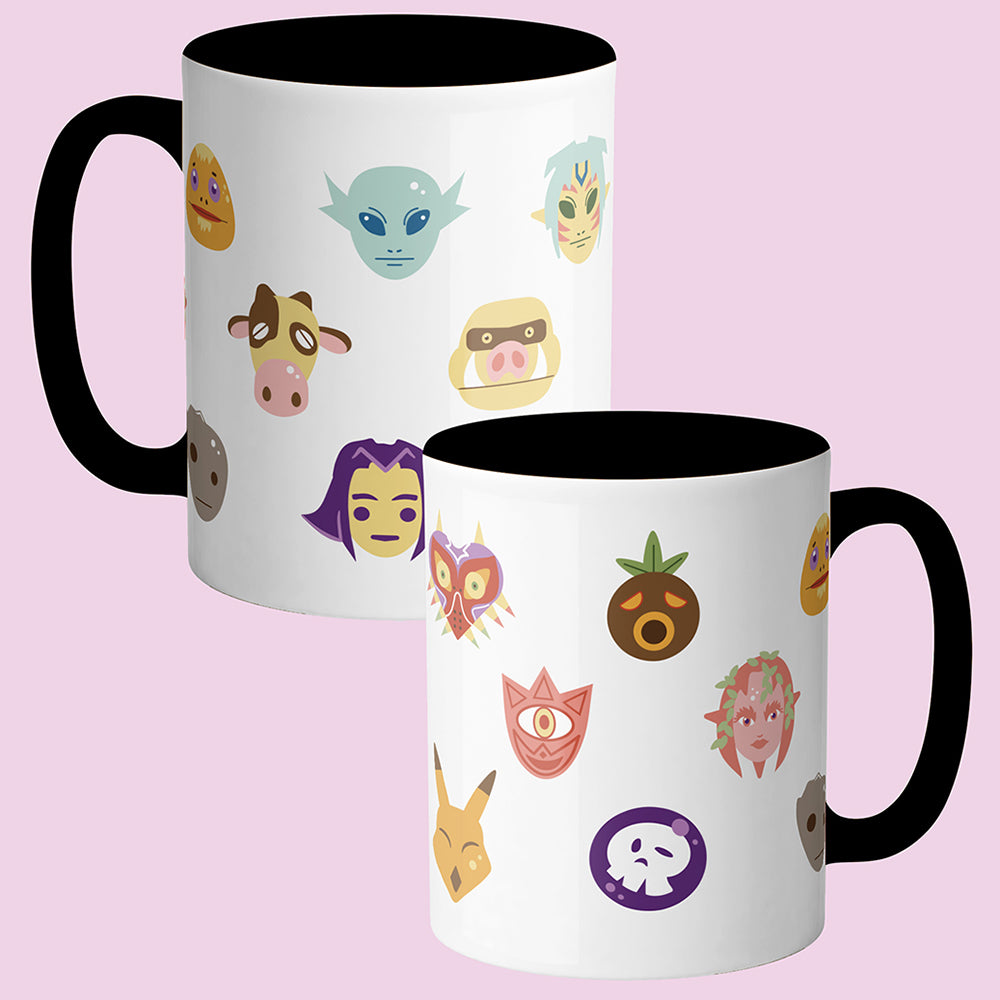 Majora Masks Grid Mug