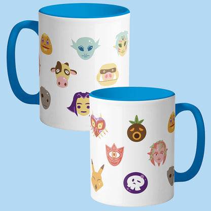 Majora Masks Grid Mug