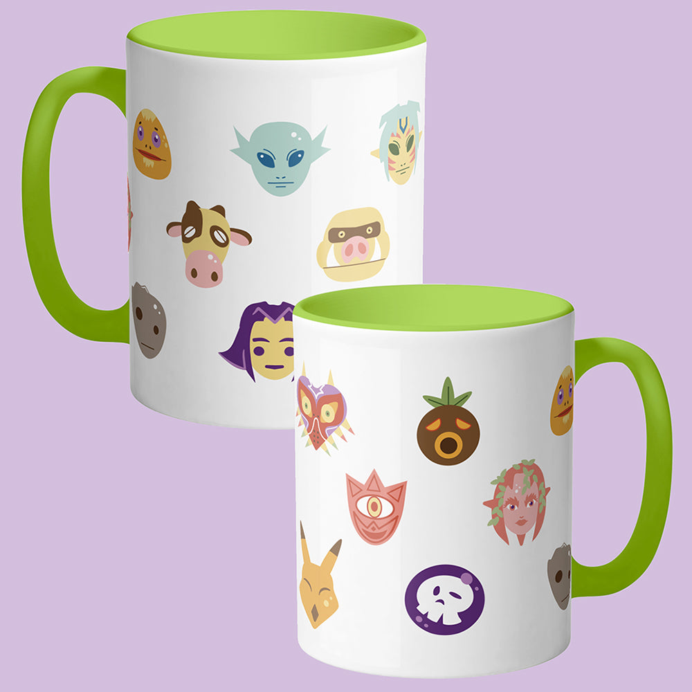 Majora Masks Grid Mug