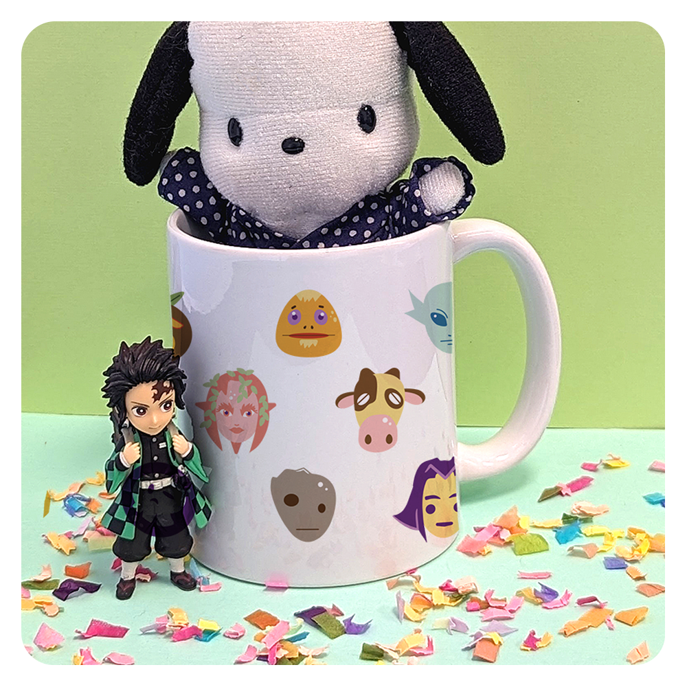 Majora Masks Grid Mug