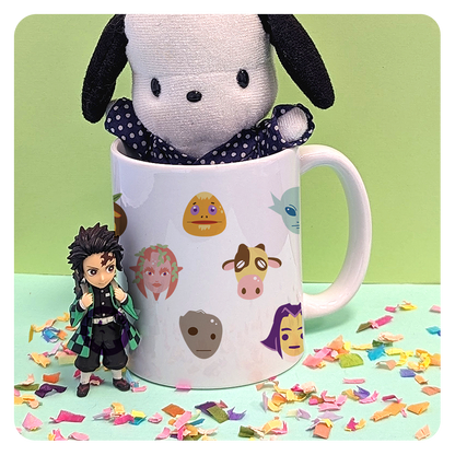 Majora Masks Grid Mug