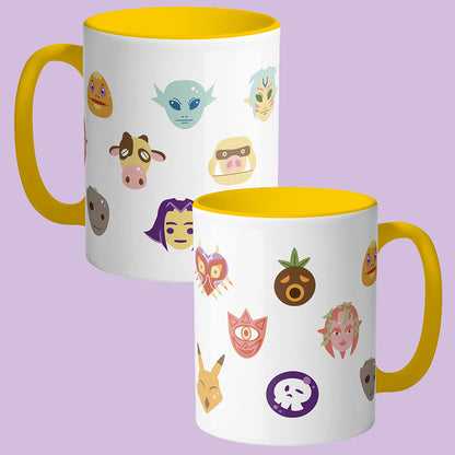 Majora Masks Grid Mug