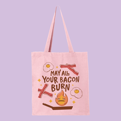 May All Your Bacon Burn Tote Bag