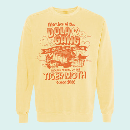 Member of the Dola Gang Comfort Colors Crewneck Sweatshirt