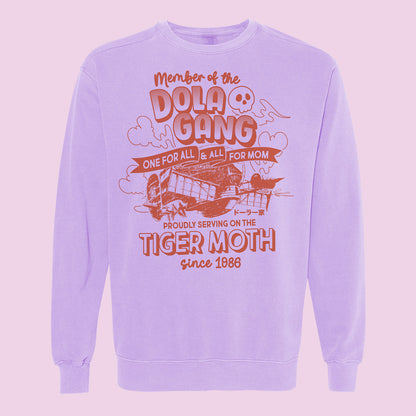 Member of the Dola Gang Comfort Colors Crewneck Sweatshirt