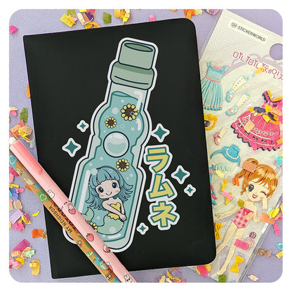 Mermaid Soda Bottle Journal