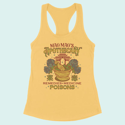 Mao Mao's Apothecary Poisons Racerback Tank