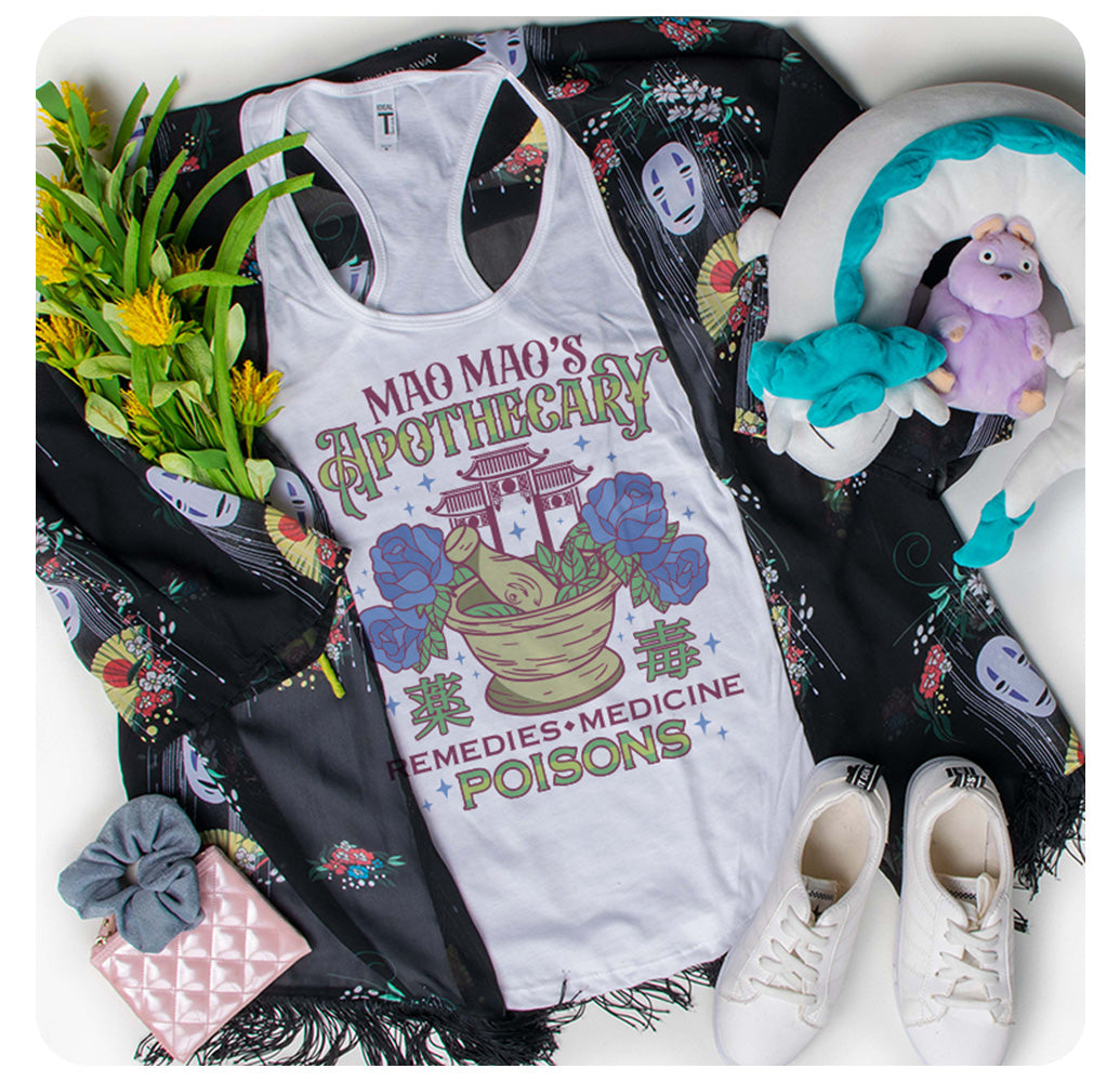 Mao Mao's Apothecary Poisons Racerback Tank