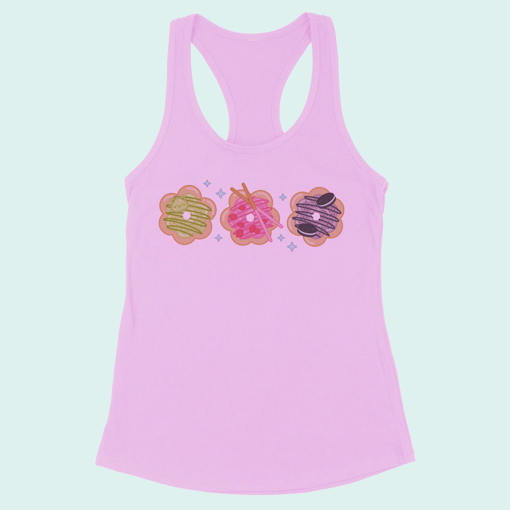 Mochi Donuts Racerback Tank