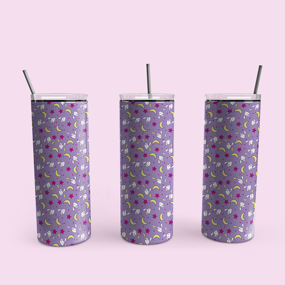 Usagi Bed Spread Patterned Skinny Tumbler