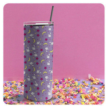 Usagi Bed Spread Patterned Skinny Tumbler