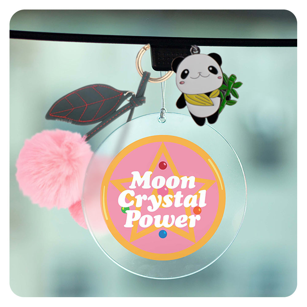 Moon Crystal Power Rearview Mirror Hang