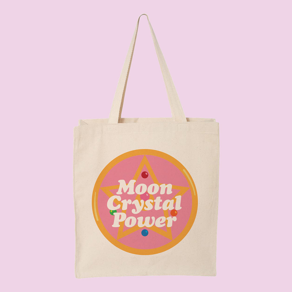 Moon Crystal Power Tote Bag