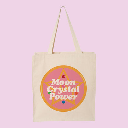 Moon Crystal Power Tote Bag